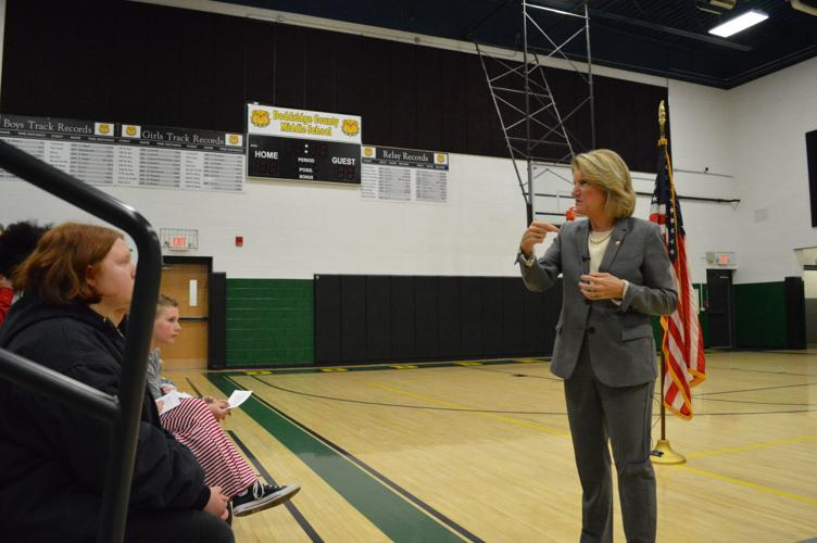 Sen. Capito visits Doddridge County Middle School Thursday to speak ...
