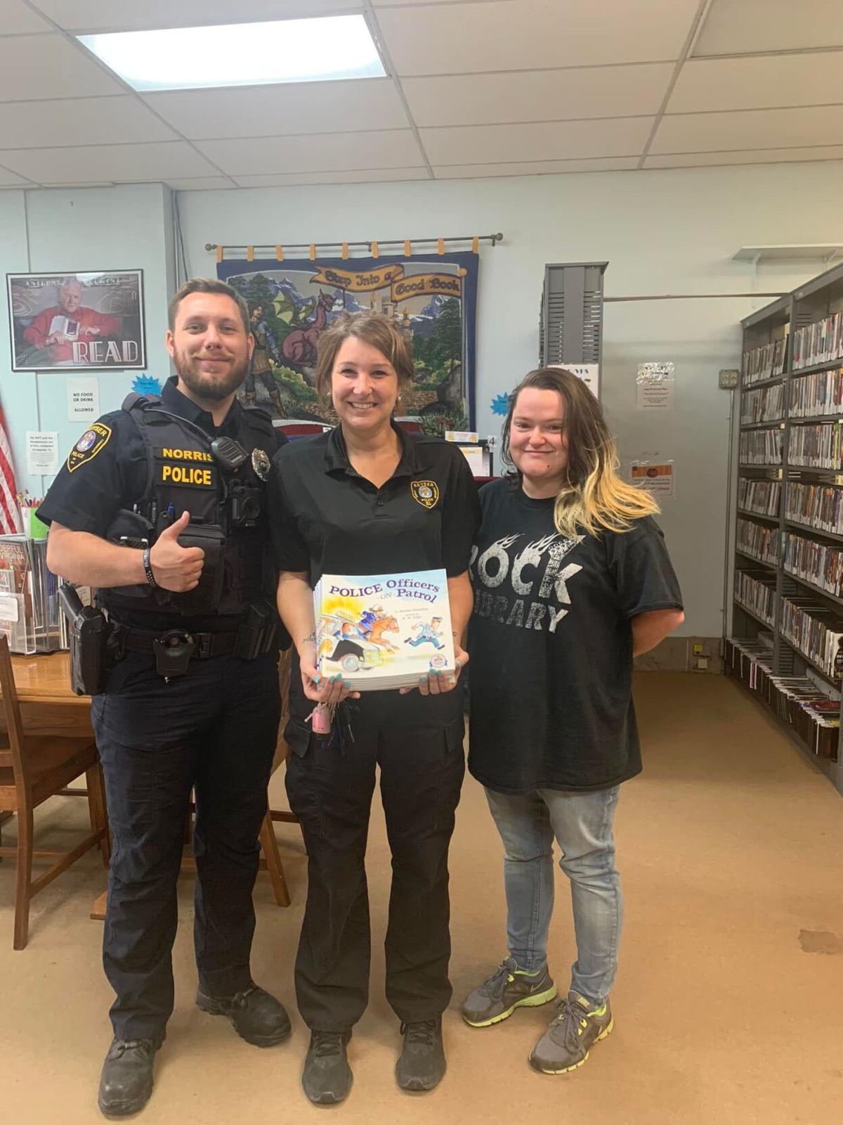 Library donates books to Keyser Police Department Mineral County WV