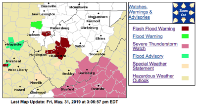 National Weather Service issues flood, thunderstorm alerts ...