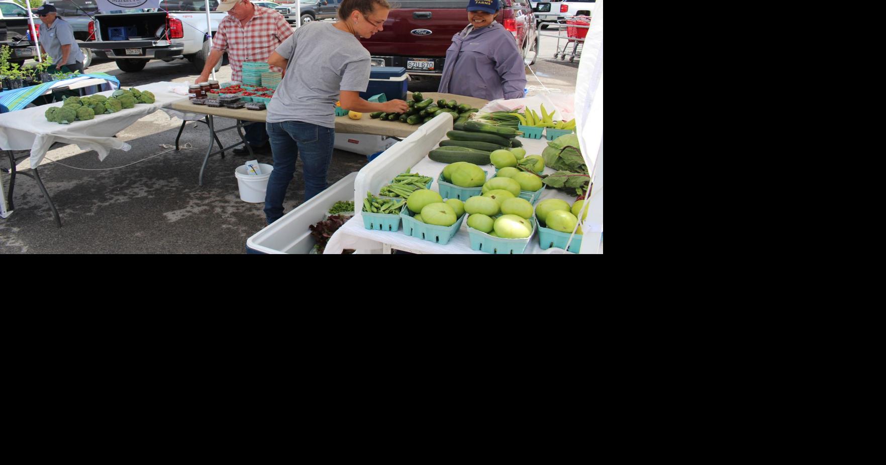 Visitors to the Clarksburg Farmers Market support community Harrison