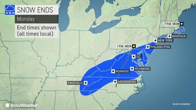 Old Man Winter jolting mid-Atlantic with quick-hitting snowstorm | WV ...