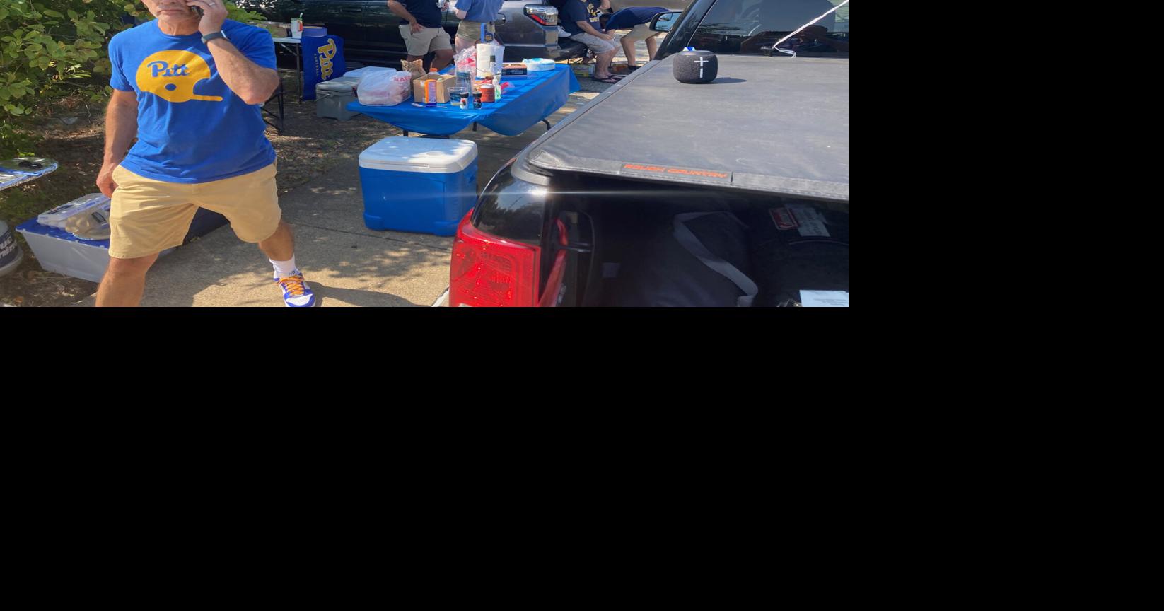WVU football 0914 Backyard Brawl tailgating front West Virginia