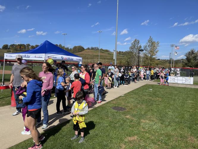 Families celebrate fall at Candy Land event at the Bridge Sports