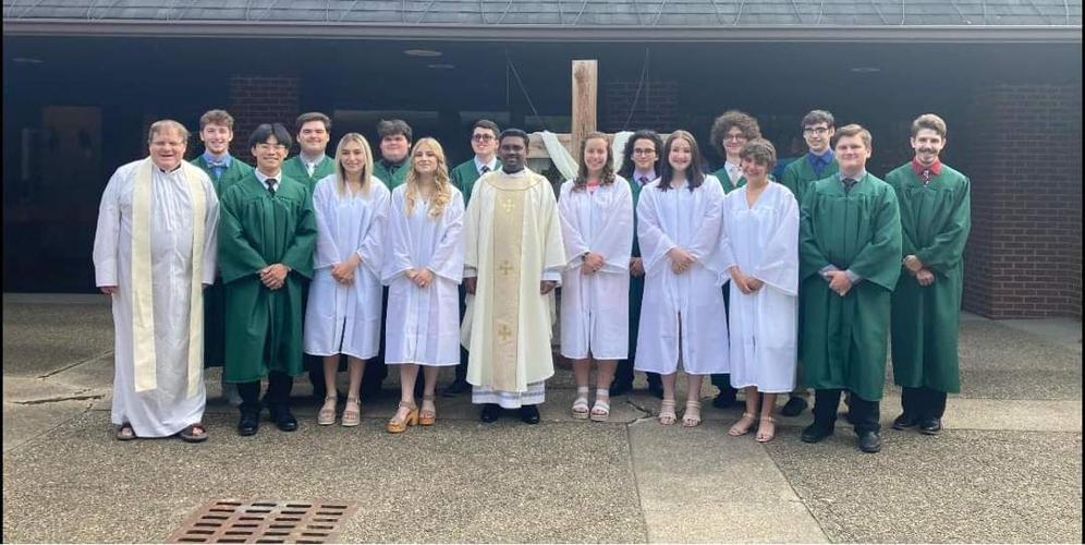 Notre Dame High School in Clarksburg, West Virginia, holds graduation
