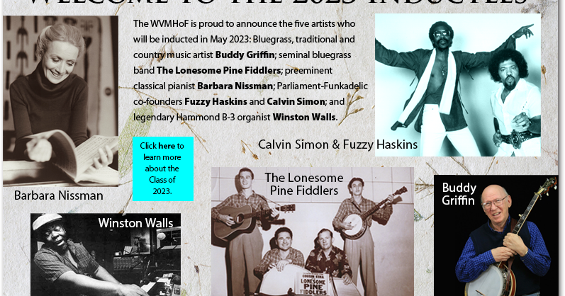 West Virginia Music Hall of Fame announces 2023 inductees | WV News ...