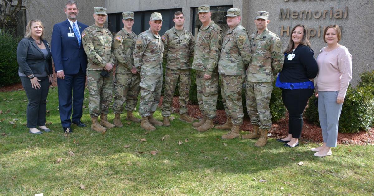 National Guard Chief visits Mon Health Stonewall Jackson Memorial Hospital to thank guardsman National Guard Chief visits Mon Health Stonewall Jackson Memorial Hospital to thank guardsman