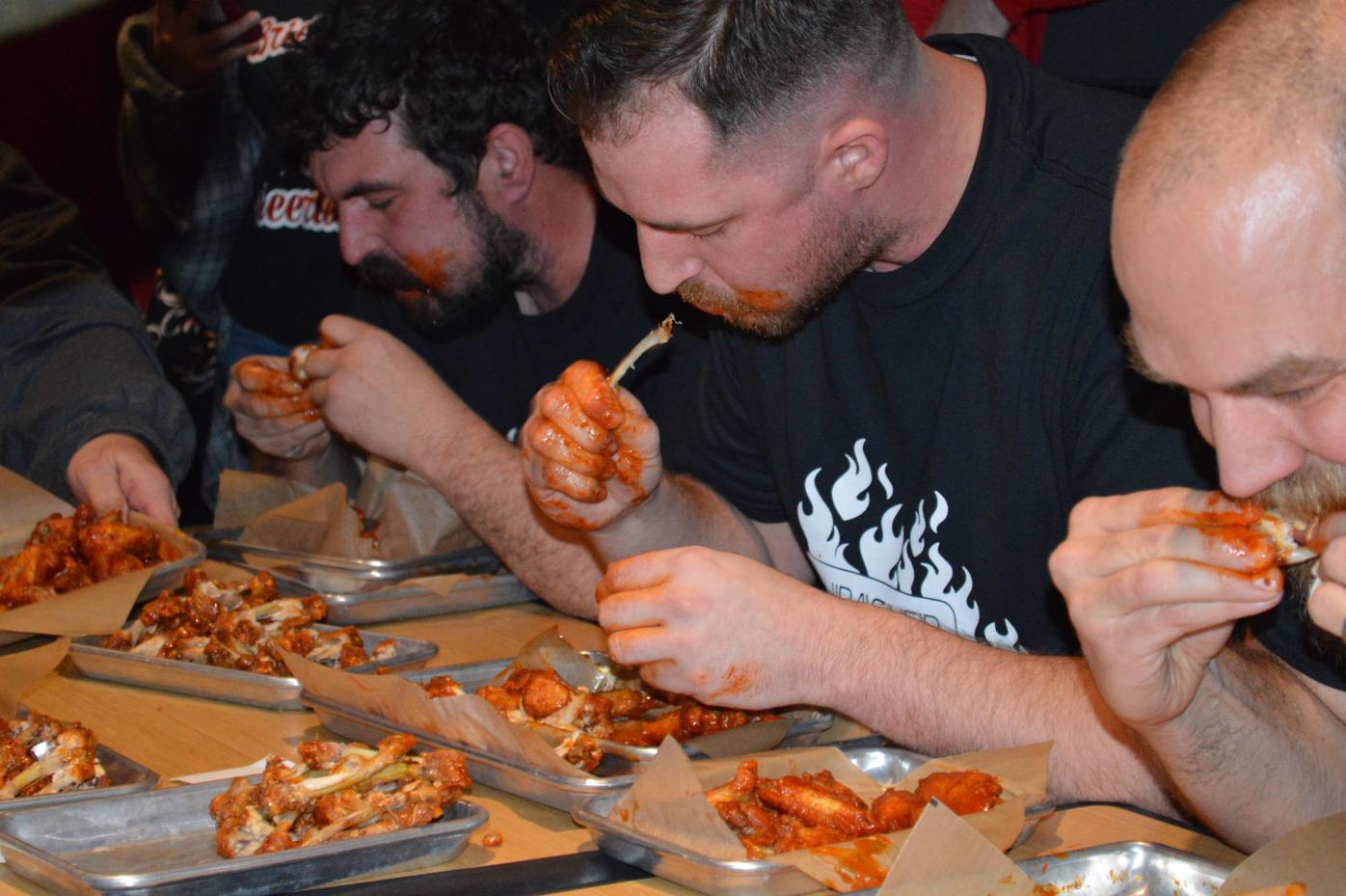 United Way Wing Eating Contest Crowns New Champion Raises 54 000