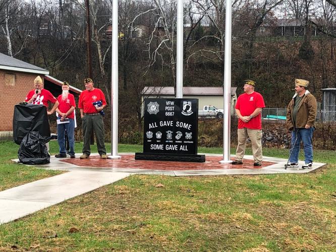Photo Gallery Fort Ashby VFW dedicates monument to area veterans