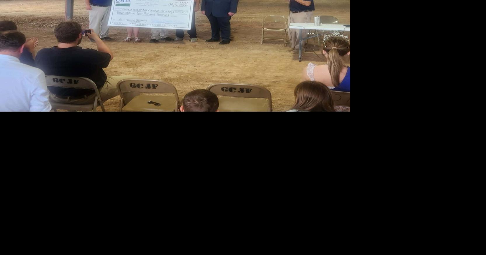 Gallia County Fair Board cuts ribbon for new livestock building, breaks ground for all-purpose facility