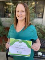 Melissa Rogers receives employee honor