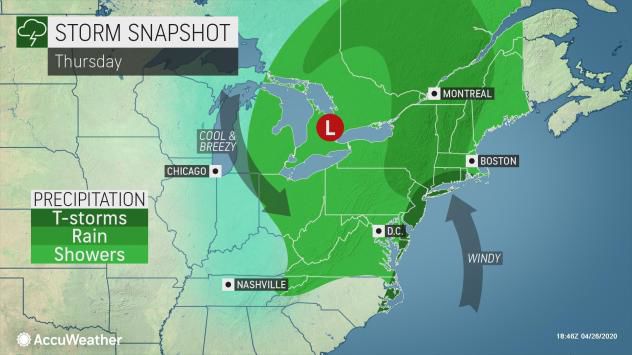 Stormy Weather In Forecast For West Virginia East Coast As April Comes To A Close Wv News Wvnews Com