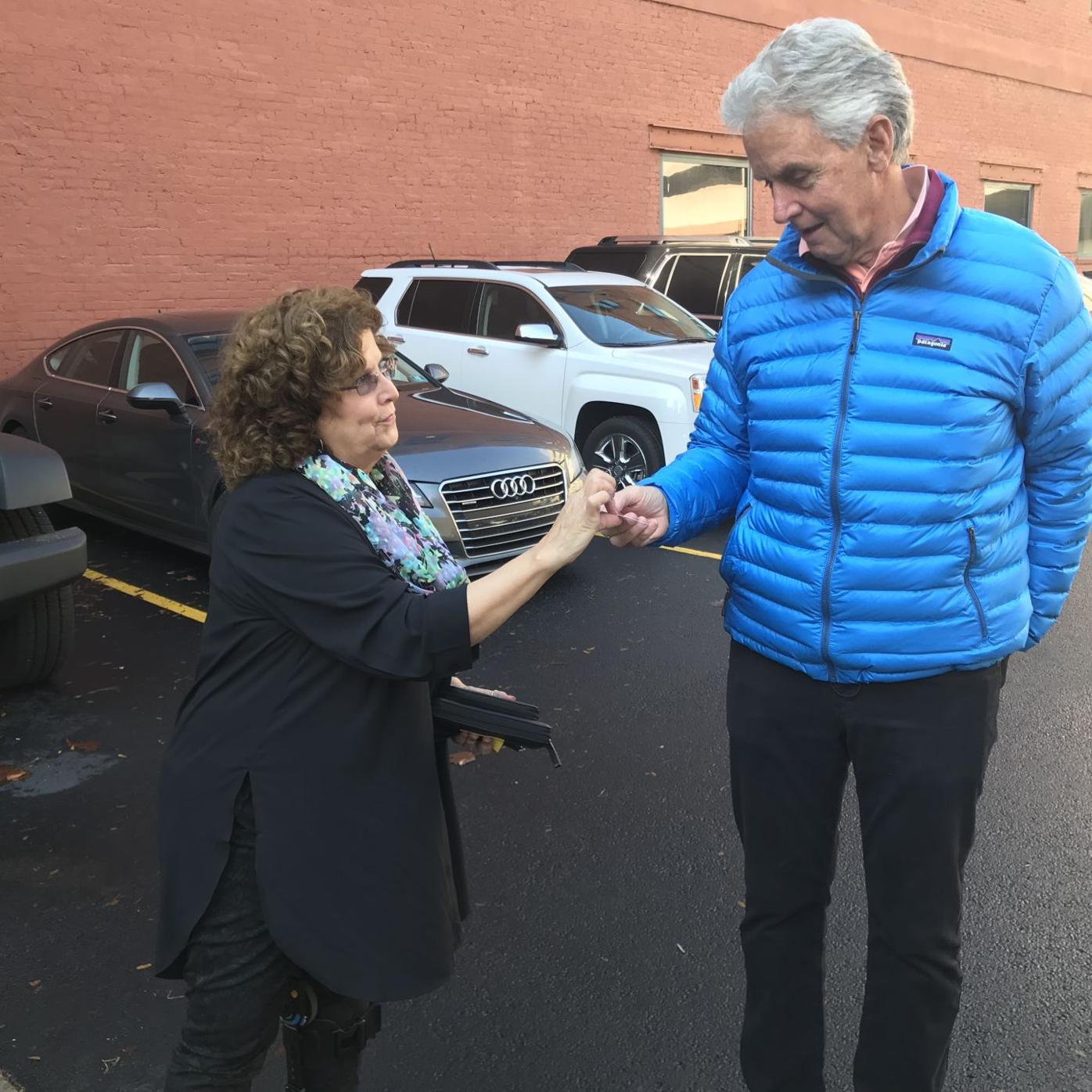 Taking a walk with Gaston Caperton, Former Governor enjoys anonymous