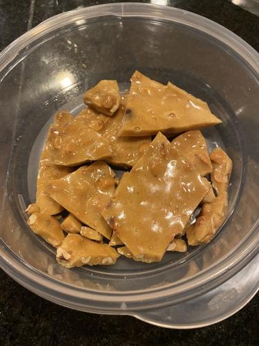 Peanut Brittle — the finished product