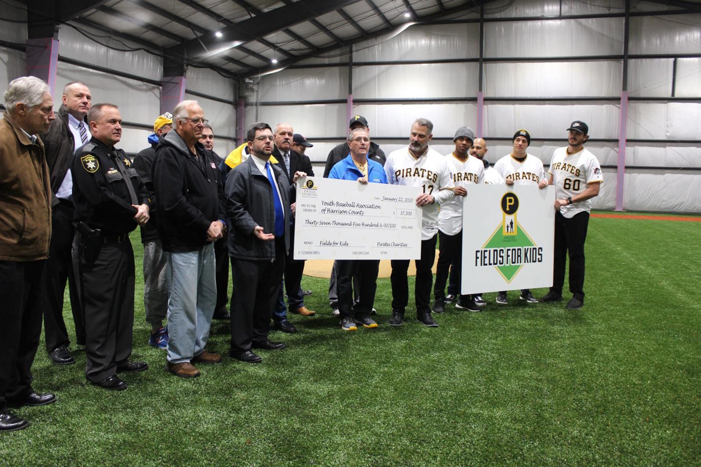 Pittsburgh Pirates Conduct Baseball Clinic Donate 37 500 Towards Clarksburg Indoor Practice Facility News Wvnews Com