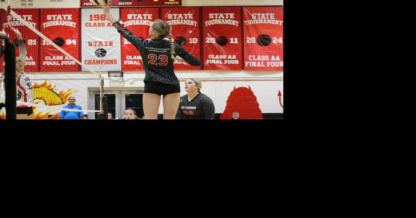 Ravenswood Volleyball: Devilettes open play in Little Kanawha Conference.
