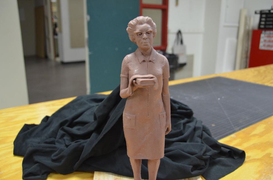 Artists work to place Hidden Figures lead Katherine Johnson statue