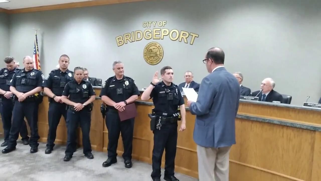 Bridgeport (West Virginia) Police have a new officer within the ranks after  Monday's swearing in ceremony | News | wvnews.com
