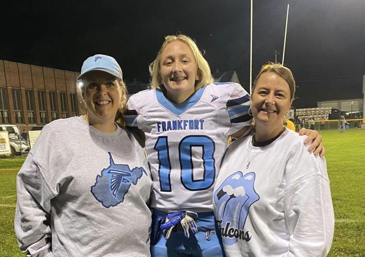 Frankfort's Larae Grove made her debut for the Falcons this Friday against Berkeley Springs.
