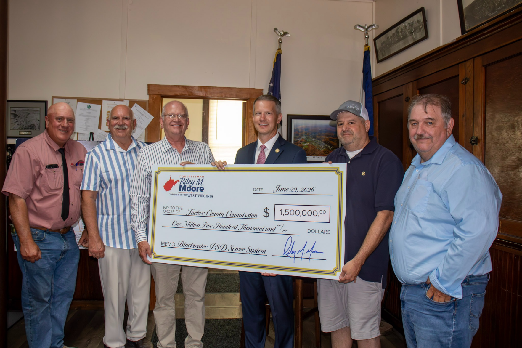 Rep Riley Hight Rep. Riley M. Moore secures $1.5 million for Tucker County wastewater ...