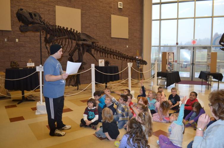 Johnson students learn about the dinosaur era