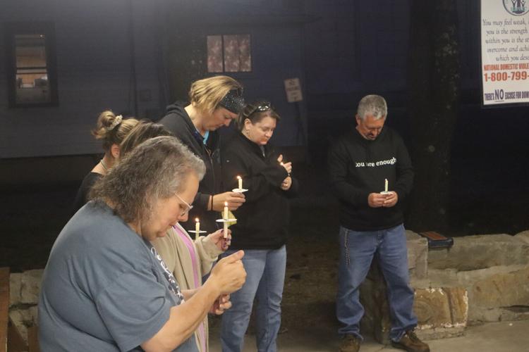 Candlelight vigil held for Domestic Violence Awareness month in Preston ...