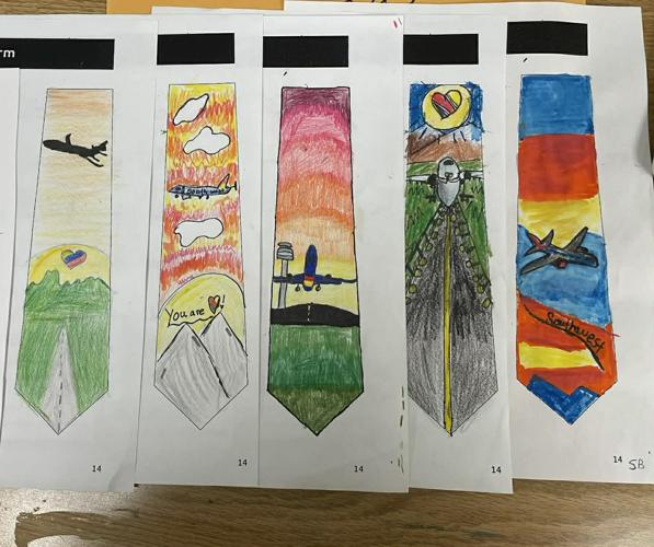 Sw 9593 Southwest Airlines pilots bring aviation and art to Jackson County ...