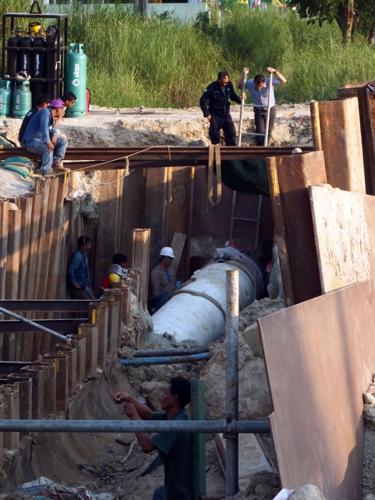 Water and sewage construction