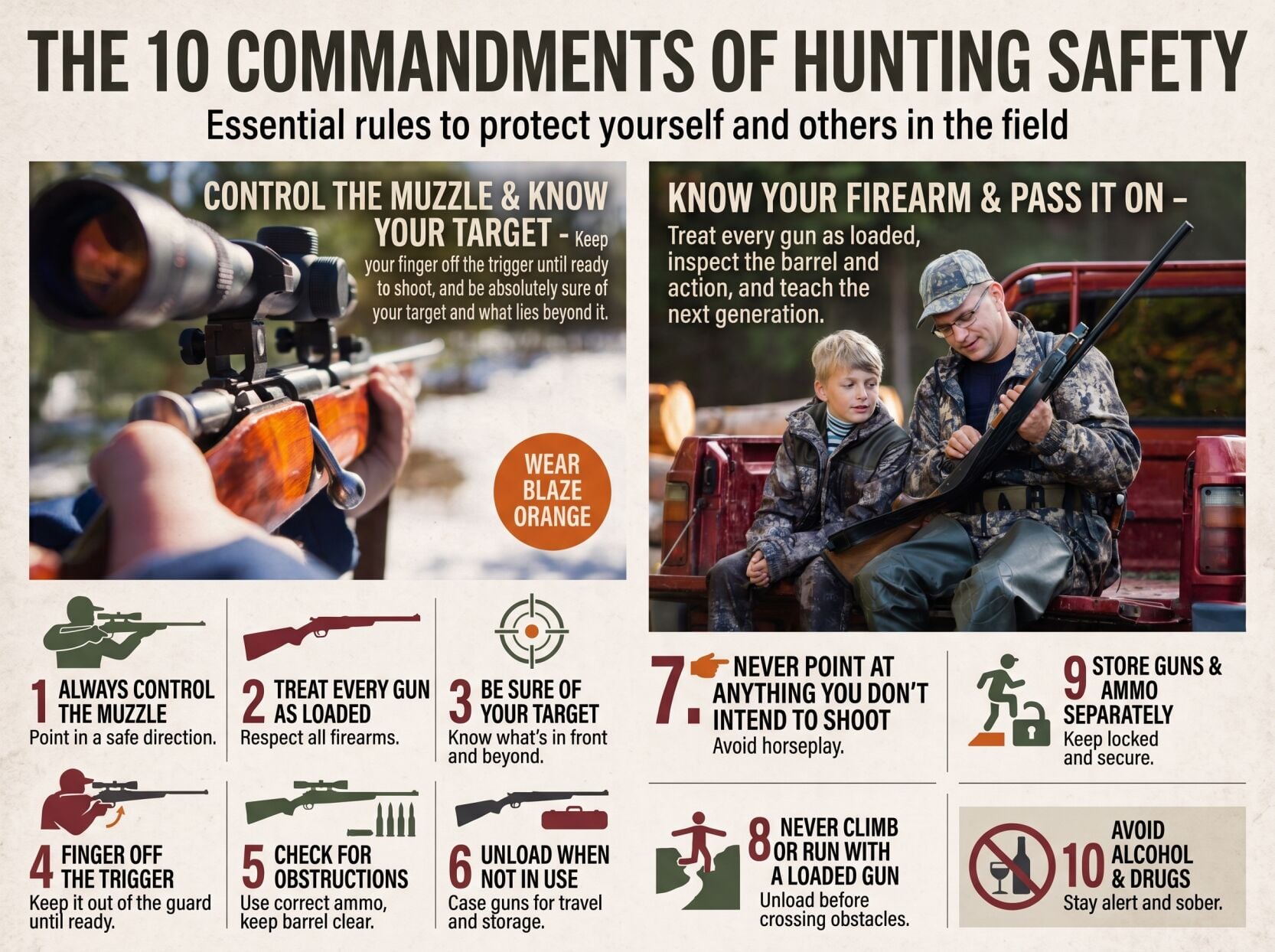 Commandments of hunting safety | | wvnews.com