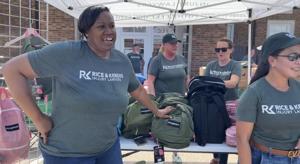 Rice & Kendig hosts annual backpack giveaway for Shreveport families