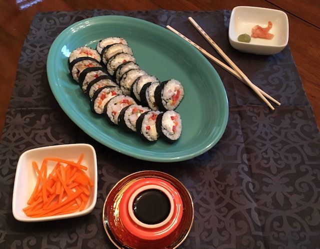 Shrimp Maki Sushi Roll, Bon Appetit