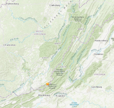 Small earthquake reported in West Virginia by USGS | WV News | wvnews.com