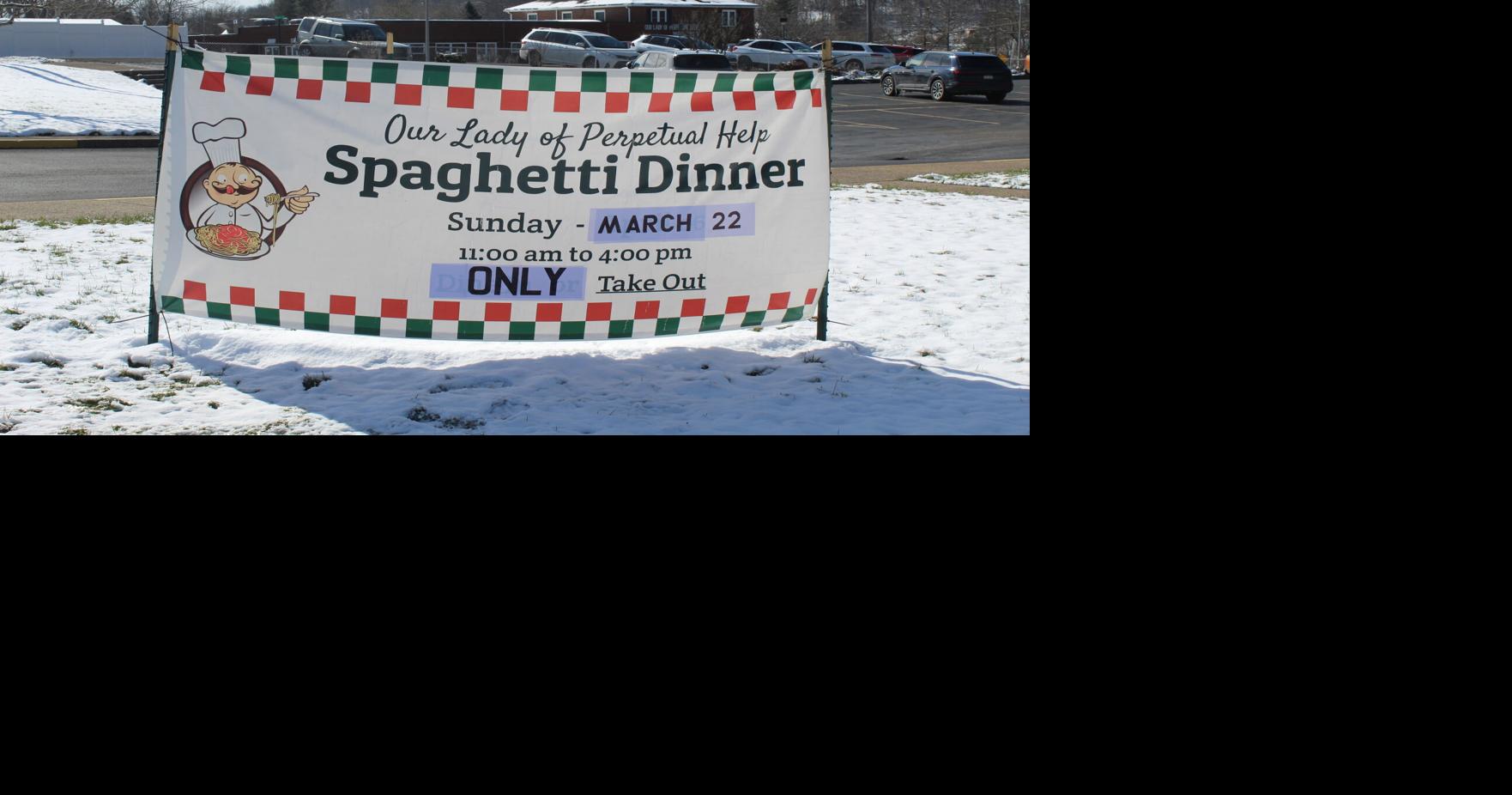 Spaghetti dinner sign | | wvnews.com