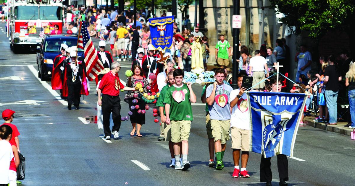 Many people came out to Clarksburg Saturday afternoon to watch the