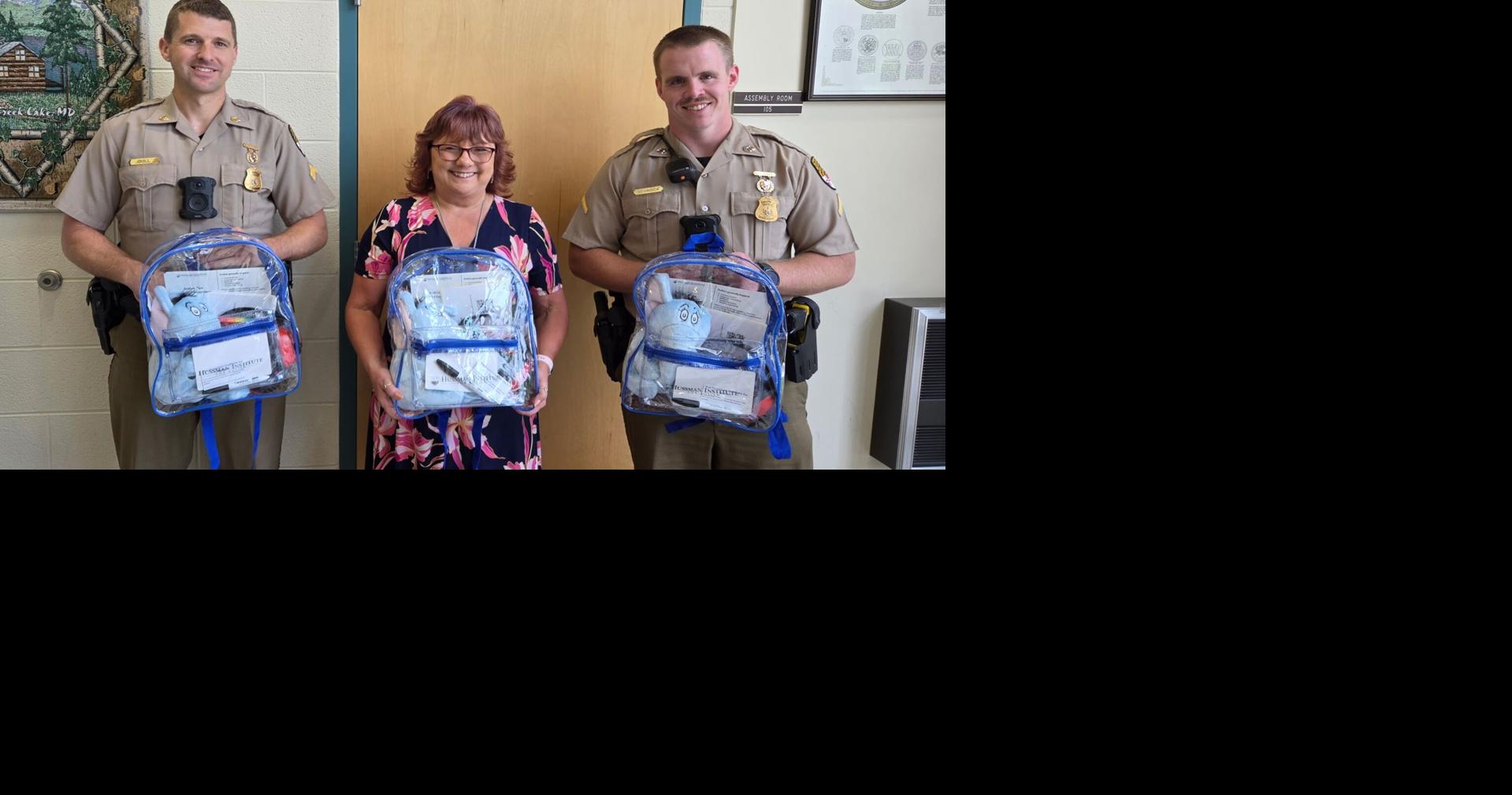 Garrett County Local Behavioral Health Authority provides autism bags to MSP