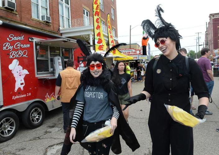 Cosplay popular part of Mothman Festival in Point Pleasant, West Cosplay popular part of Mothman Festival in Point Pleasant, West