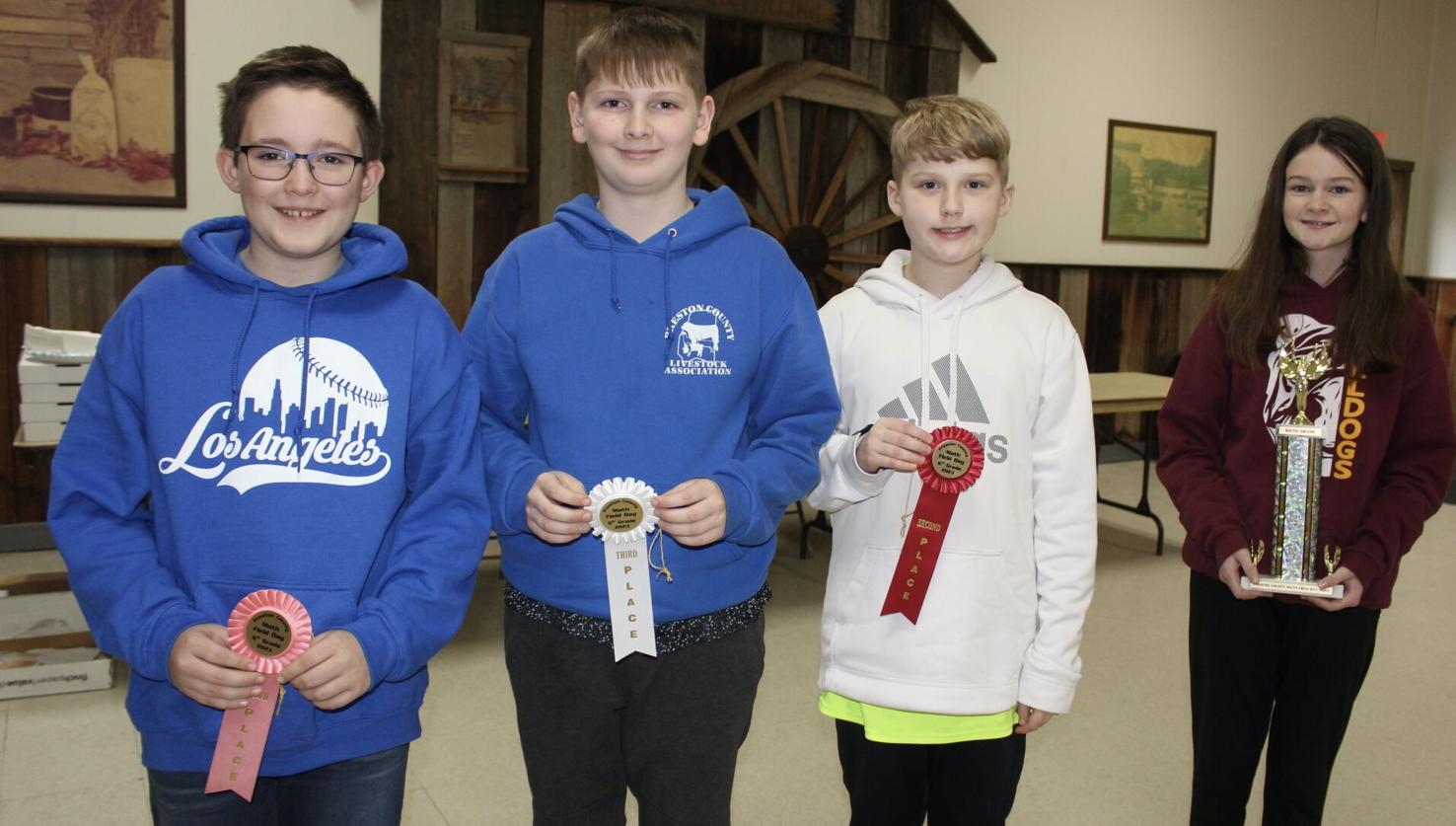 2023 Math Field Day 6th grade winners