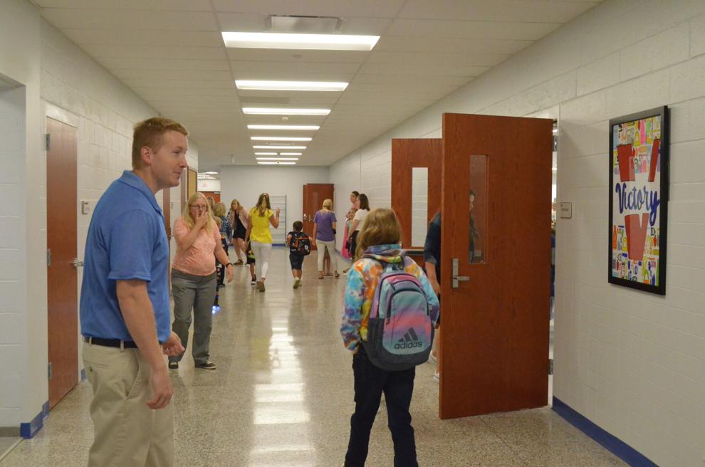 Victory Elementary students