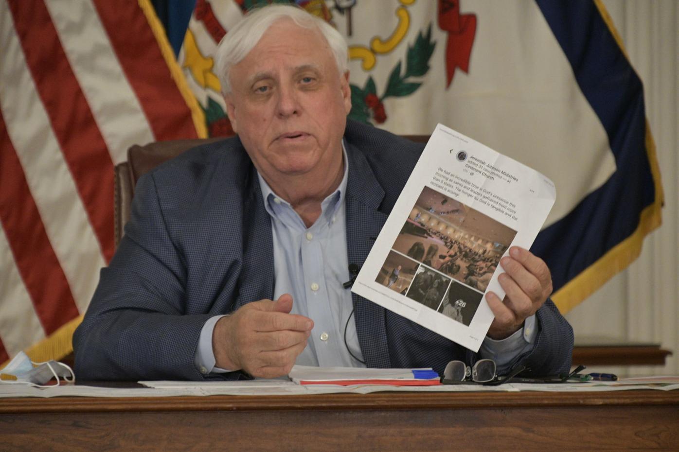 Wv Gov Justice Marion Health Dept Admonish Fairmont Church For Holding Large Event Wv News Wvnews Com