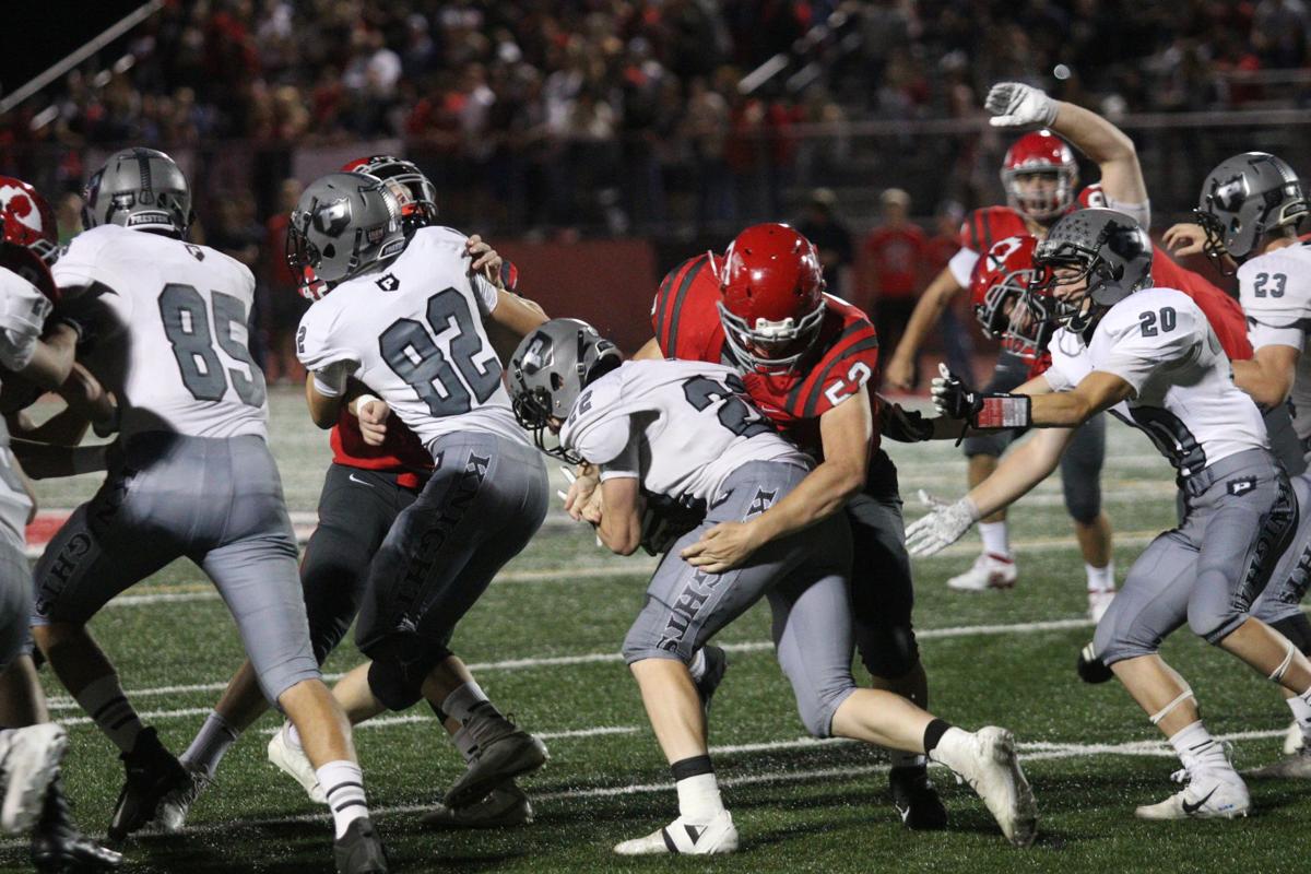 Indian Defense Shines Bridgeport Cruises To 49 14 Win Over