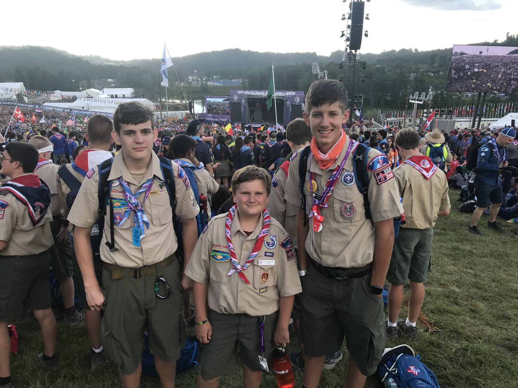 2019 World Scout Jamboree MALAWI CONTINGENT BADGE 