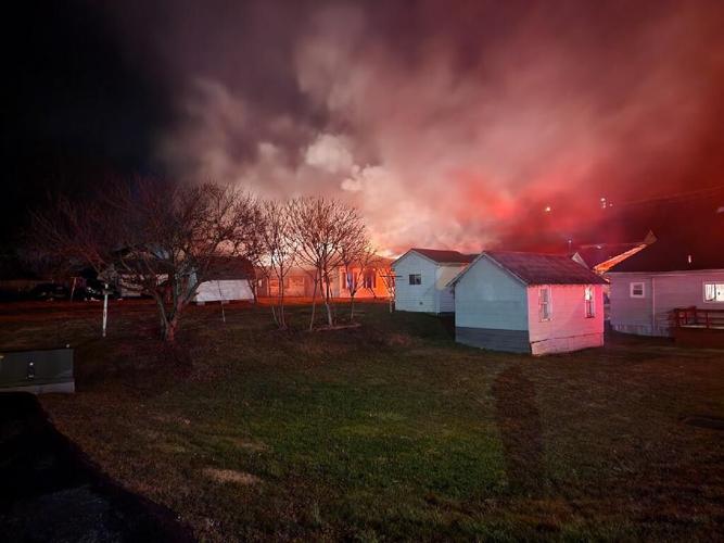 Firefighters battlng house fire in Jane Lew, West Virginia WV News