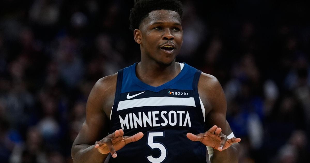 Wolves' Anthony Edwards available for game vs. Mavericks | Pro Sports ...