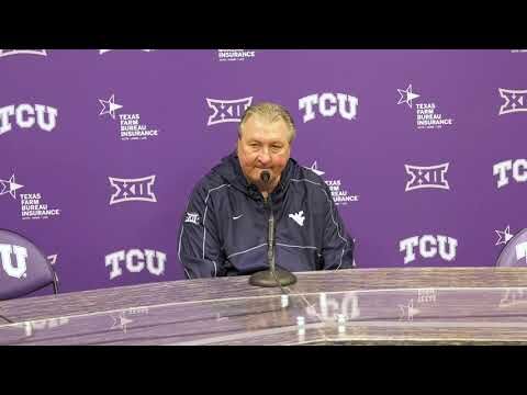 : WVU Mens Basketball Bob Huggins TCU Postgame 1/31/23 |  West Virginia University Sports 