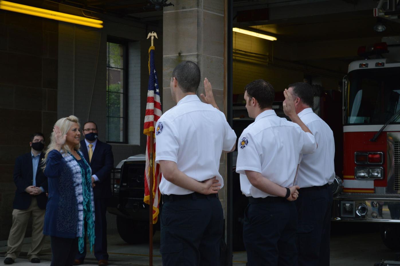 Fire Chief Steve Pulice among seven officers promoted, sworn ...