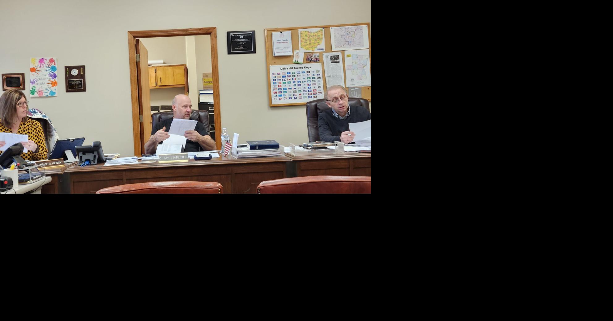 State property, jail equipment topics at Gallia County Commission