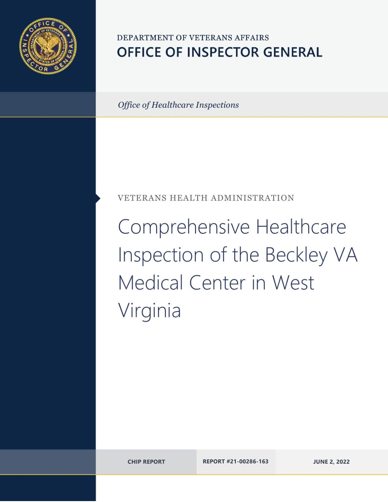 West Virginia's Beckley & Huntington VA medical centers inspected