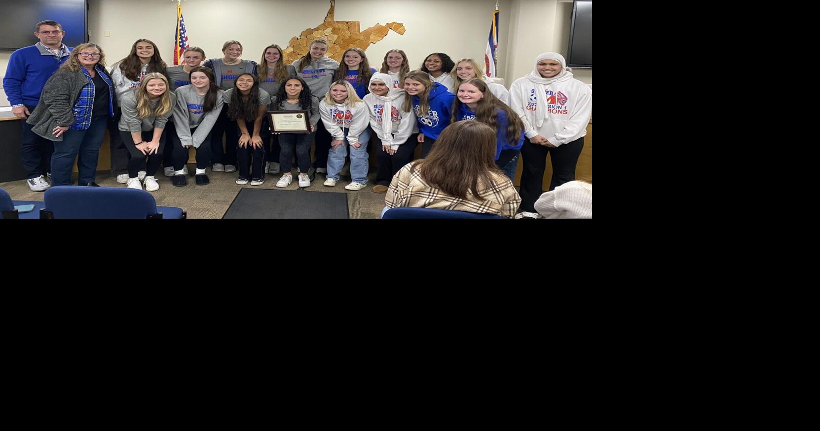 High School (West Virginia) champion teams honored, after