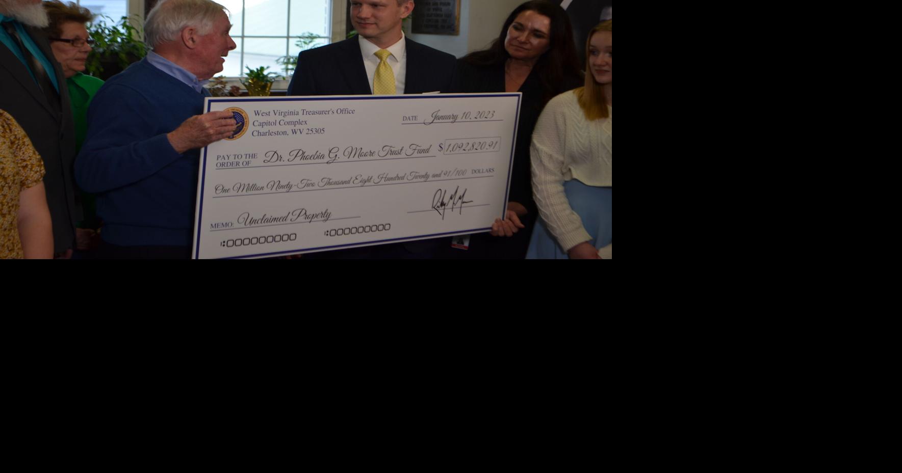 Nearly 1.1 million in unclaimed property funds to benefit Mannington