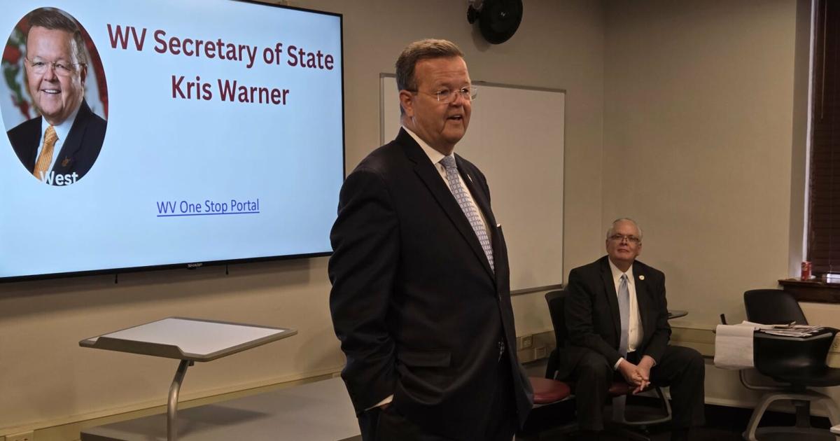 Secretary of State Kris Warner visits Fairmont State to promote entrepreneurship