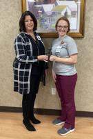 Cheyenne Bever honored with DAISY Award at GRMC